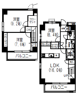 Gタイプメゾネット